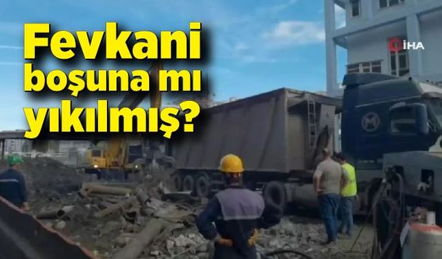 Fevkani boşuna mı yıkılmış?