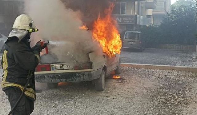 Fiat Tofaş alev alev yandı