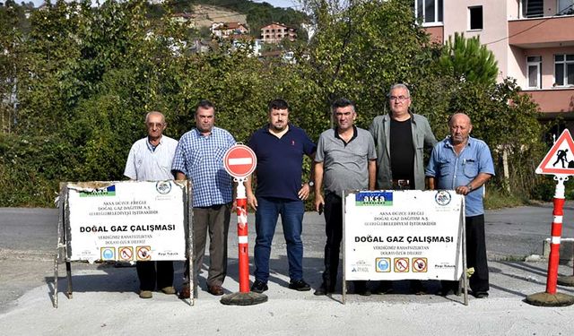 Ören Mahallesi’nde doğalgaz çalışmaları başladı