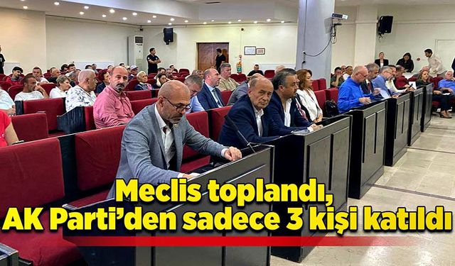 Meclis toplandı, AK Parti’den sadece 3 kişi katıldı