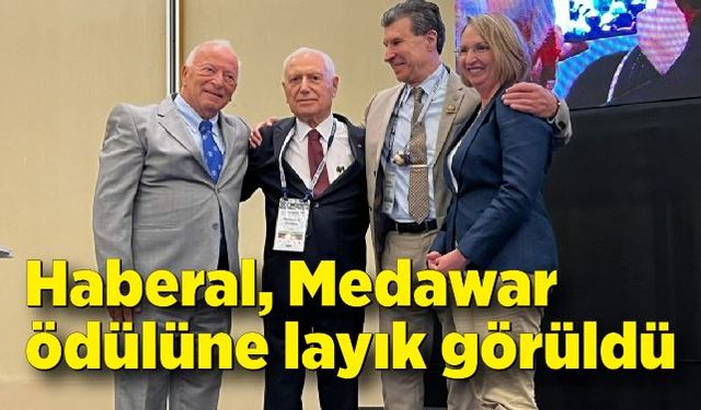 Haberal Medawar ödülüne layık görüldü