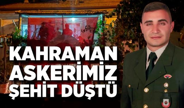 Afyonkarahisar'a şehit ateşi düştü