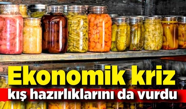 Zamlar kış hazırlıklarını da vurdu