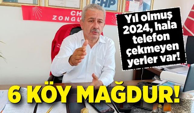 Yıl olmuş 2024, hala telefon çekmeyen yerler var! 6 köyün vatandaşı mağdur!