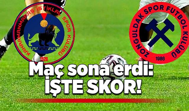 Müsabaka bitti: Zonguldak Spor puanla dönüyor