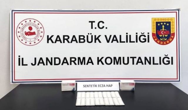 Üzerinde sentetik hap ele geçirilen zanlı tutuklandı