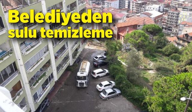 Belediyeden sulu temizleme