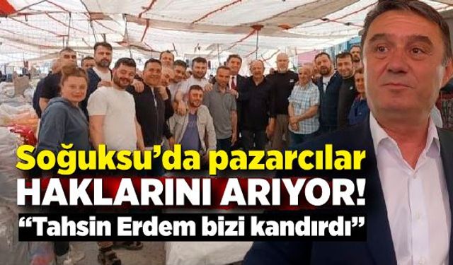 Soğuksu’da pazarcılar haklarını arıyor: “Tahsin Erdem bizi kandırdı”