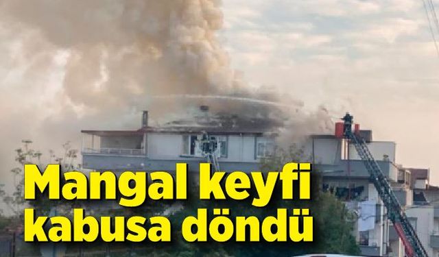 Terasta mangal keyfi kabusa döndü