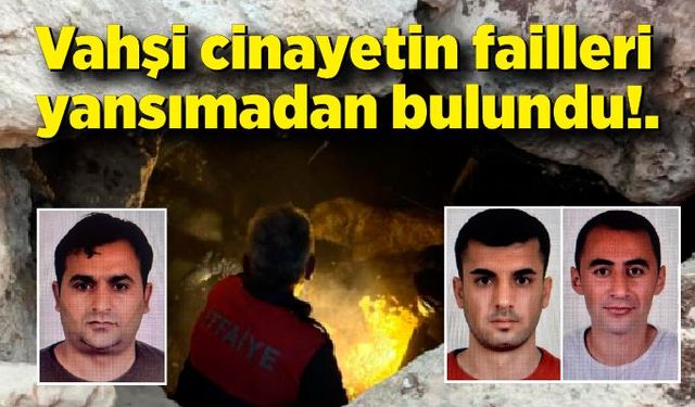 Vahşi cinayetin failleri aracın yansımasından bulundu