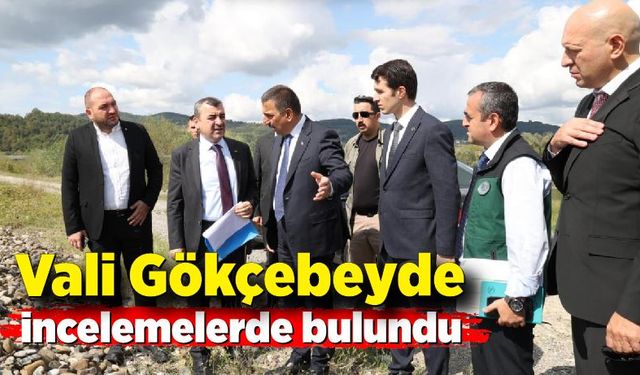 Vali Hacıbektaşoğlu Gökçebey Kaymakamlığını ziyaret etti