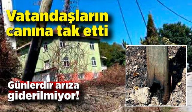 Vatandaşların canına tak etti: Günlerdir arıza giderilmiyor!