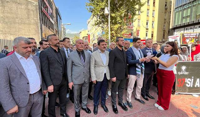 İsrail'in Gazze işgali Karabük'te protesto edildi