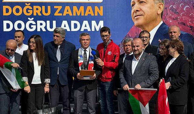 İsrail'in Gazze işgali Karabük'te protesto edildi Güner “Netanyahu hesap vermelidir”