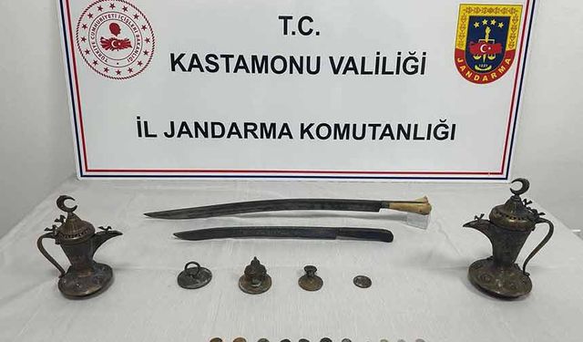 Kastamonu'da tarihi eser operasyonu