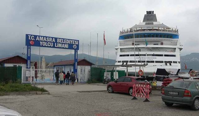 Amasra kruvaziyer turizminde rekor tazeledi