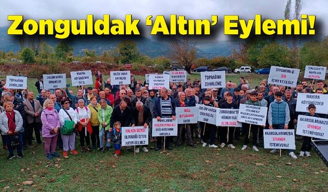 Zonguldak altın aramalarına karşı ayakta!