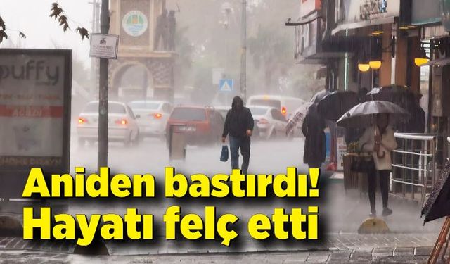 Zonguldak'ta aniden bastırdı! Hayatı felç etti