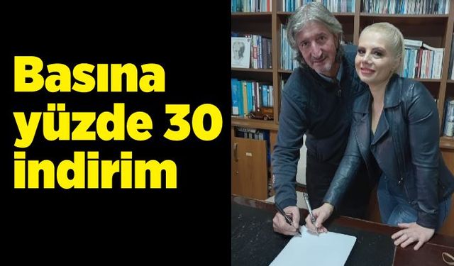 Gazetecilere yüzde 30 indirim