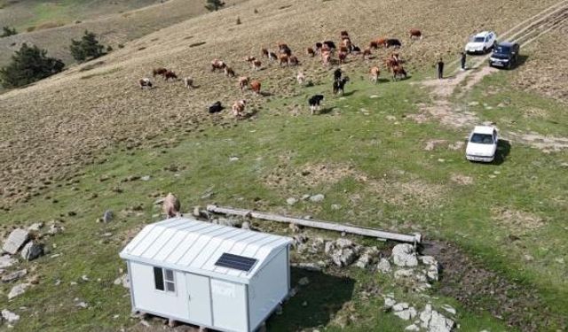 Bu evler çobanlık mesleğini cazip hale getiriyor