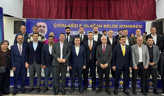 AK Parti Çatalağzı 8. Olağan Kongresi yapıldı. Yeni başkan Aytaç Uzun