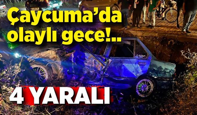 Çaycuma’da olaylı gece: Ekipler seferber oldu!