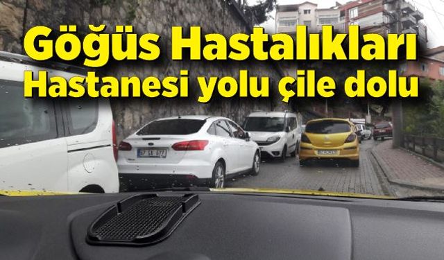 Şoförlerin trafikçilerden ricası; “Biraz da Göğüs Hastalıkları Hastanesi Yoluyla İlgilenin”