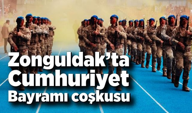 Zonguldak’ta Cumhuriyet Bayramı coşkusu