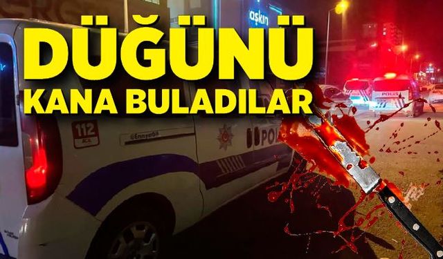 Düğünü kana buladılar; 4 yaralı