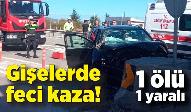 Gişelerde feci kaza: 1 ölü, 1 yaralı