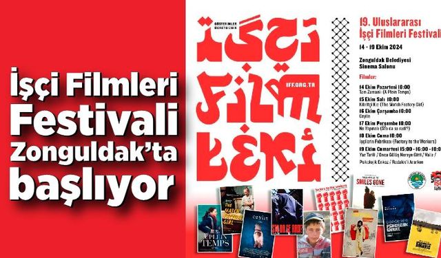 İşçi Filmleri Festivali Zonguldak’ta başlıyor; Toplam 10 film gösterilecek