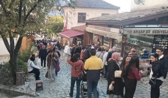 UNESCO kenti Safranbolu'da hafta sonu hareketliliği