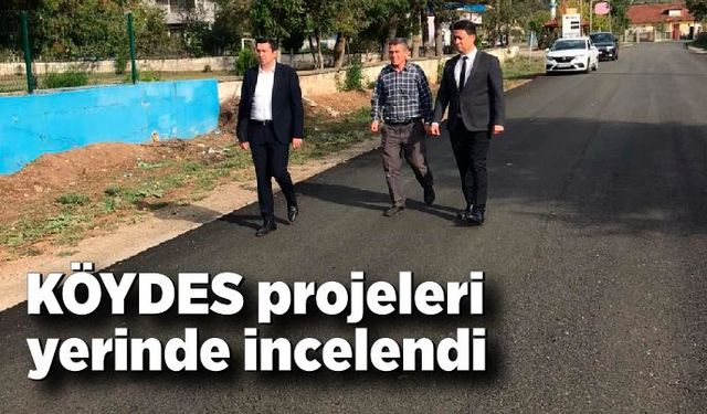 KÖYDES projeleri yerinde incelendi