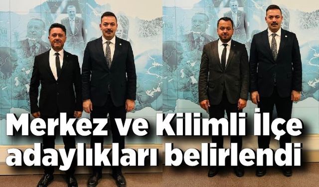 Zonguldak Merkez İlçe ve Kilimli İlçe başkanlığının adaylıkları belirlendi