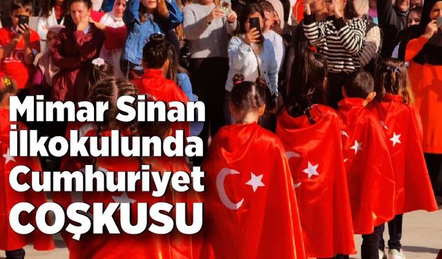 Zonguldak Mimar Sinan İlkokulunda Cumhuriyet coşkusu