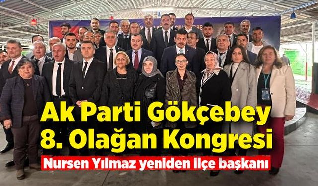 Ak Parti Gökçebey 8. Olağan Kongresi yapıldı