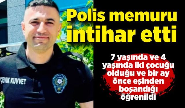 Polis memuru evinde ölü bulundu