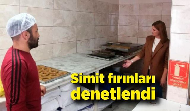 Zabıta, simit fırınlarını denetledi