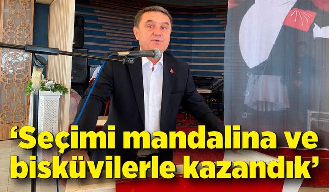 Tahsin Erdem: “Seçimi mandalina ve bisküvilerle kazandık”