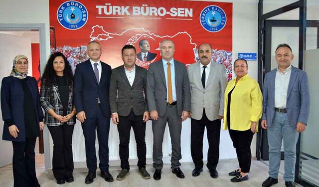 İŞKUR’dan Türk Büro Sen’e hayırlı olsun ziyareti