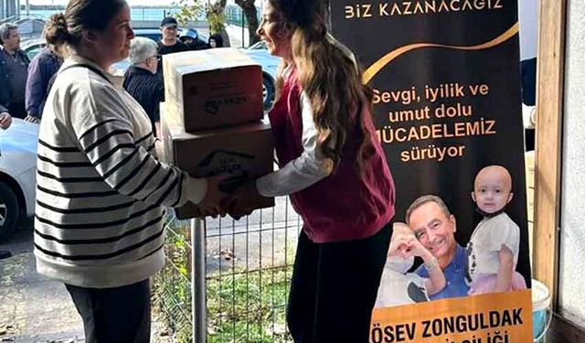 Losev'den üyelerine gıda ve hijyen yardımı