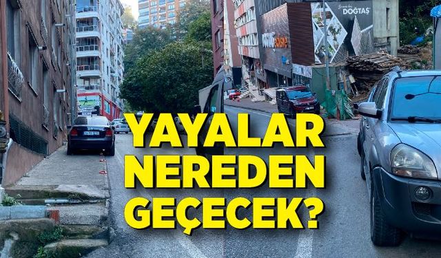 Gelişi güzel parklar yayalara zorluk yaşatıyor