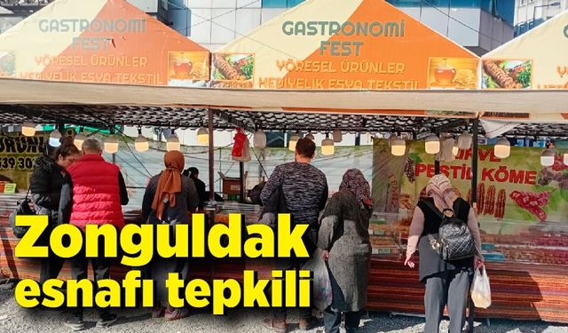 Zonguldak esnafı tepkili