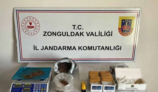 Jandarmadan kaçak tütün operasyonu