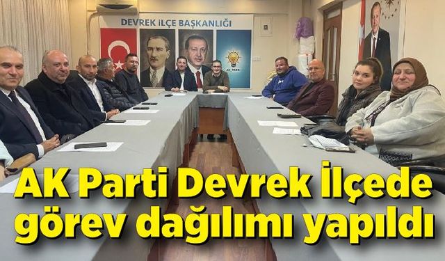 AK Parti Devrek İlçede görevler dağıldı