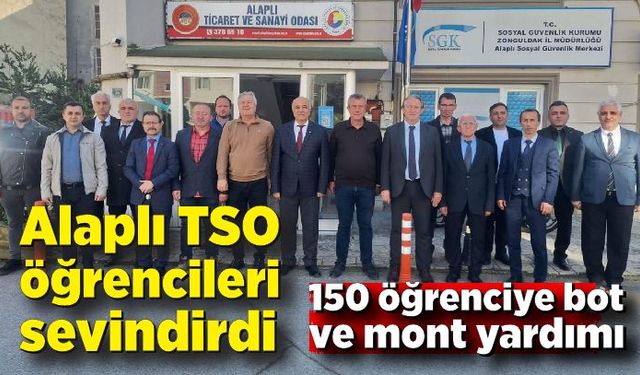 Alaplı TSO öğrencileri sevindirdi