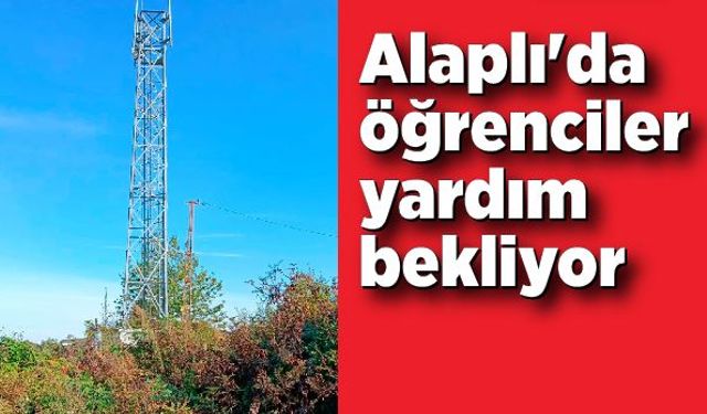 Alaplı'da öğrenciler yardım bekliyor