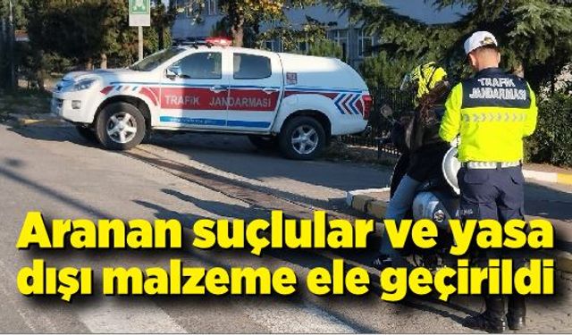 Emniyet ve Jandarma denetimlerde suçlu ve yasa dışı malzeme ele geçirdi