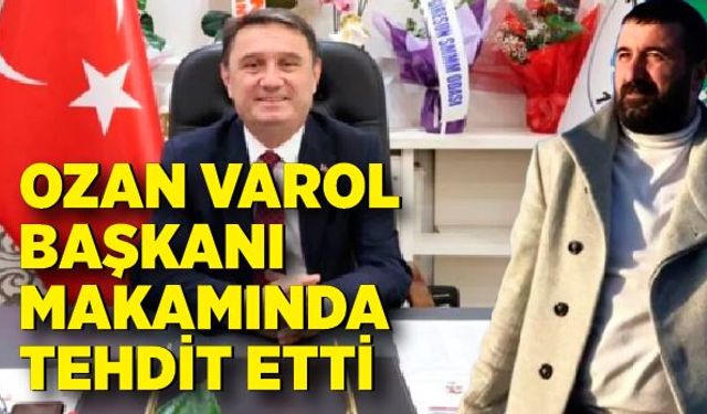 Zonguldak Belediyesi'nde gerilim: Ozan Varol'un başkanı ölümle tehdit ettiği iddiası