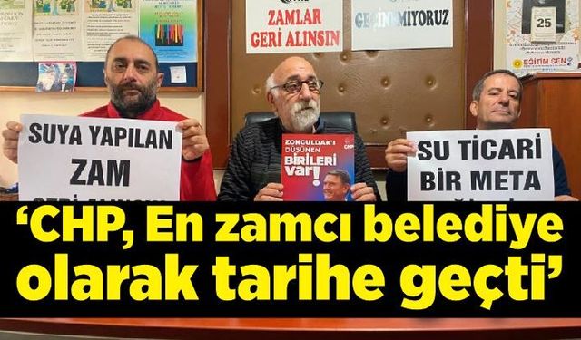 Ali Topaloğlu; "Zonguldak’ı düşünen birileri var diye yola çıkanlar bugün bizleri perişan ettiler"